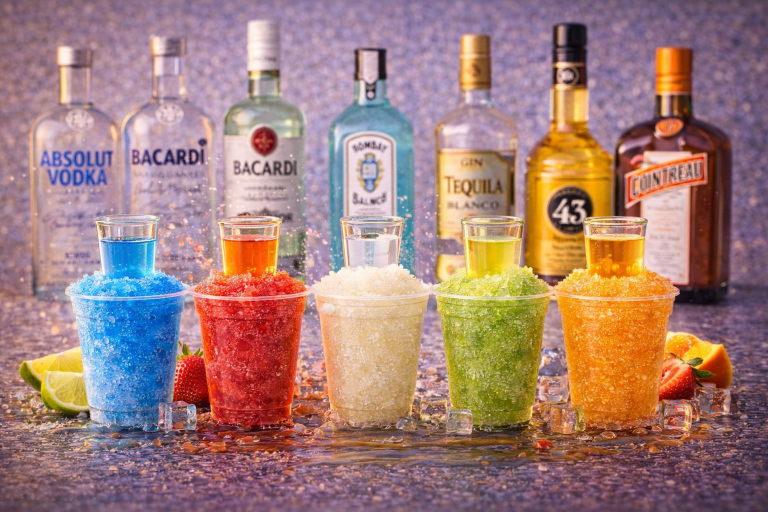 Post-Mix Alcohol Shots für Slushys von Ice 'n' Drinks