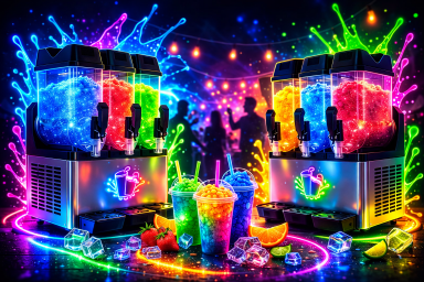 Event-Paket mit zwei Slushy-Maschinen