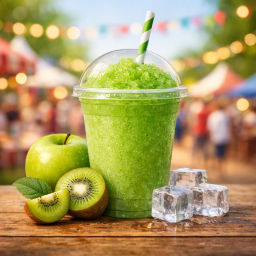 Apfel-Kiwi Slushy
