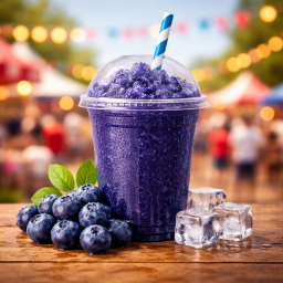 Blaubeere Slushy