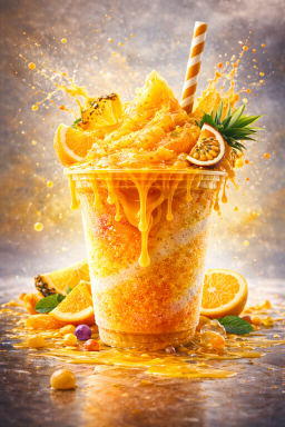 Bunte Mocktail-Sorten von Ice 'n' Drinks